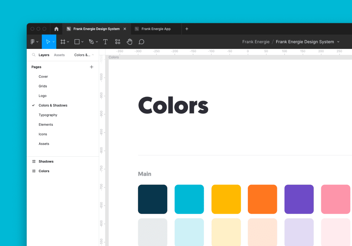 Design systems Frank and Viesus