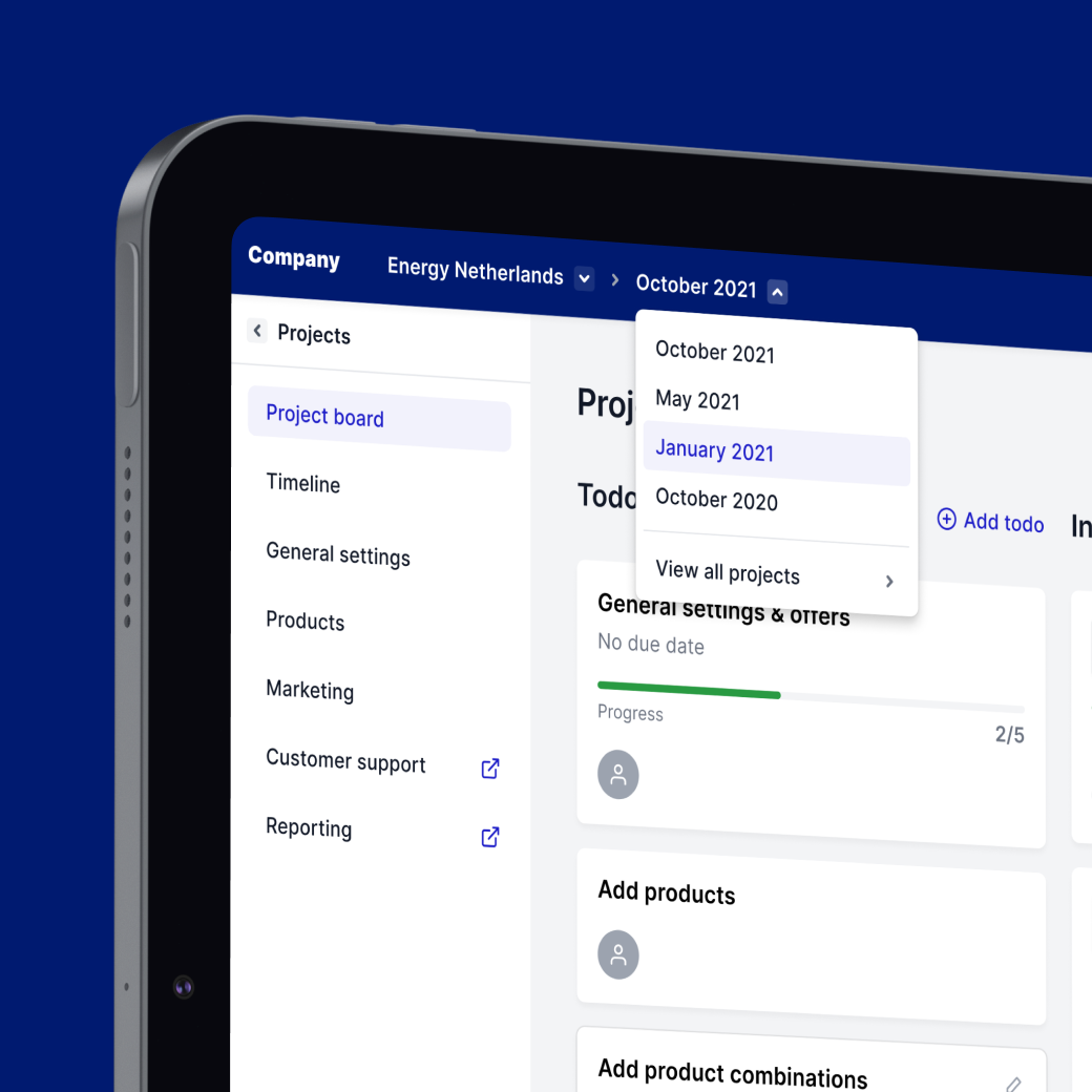 Web applications for iChoosr en ING