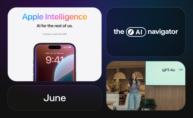 Apple releases Apple Intelligence - AI navigator June